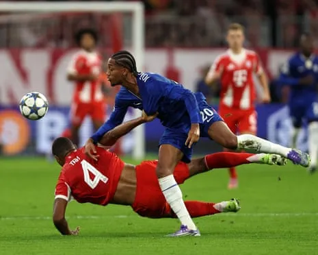 The Blues' boss rages when the German giants defender Jonathan Tah escapes sending-off in UCL defeat